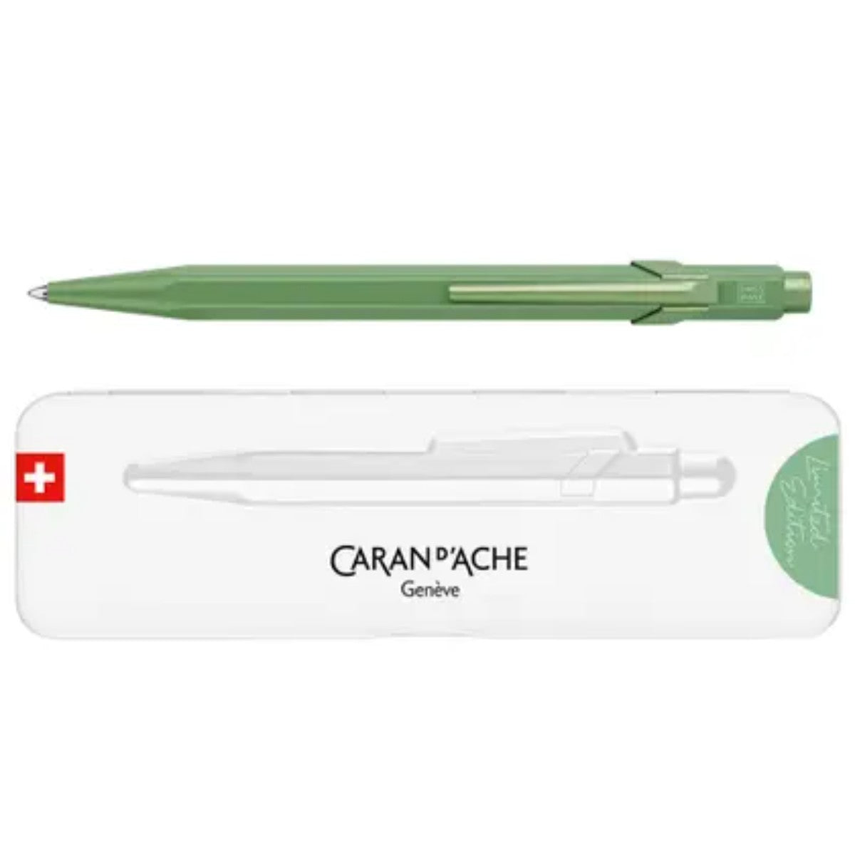 Caneta Caran D'Ache 849 - Claim Your Style - Clay Green - Esferográfica Livraria Skilo