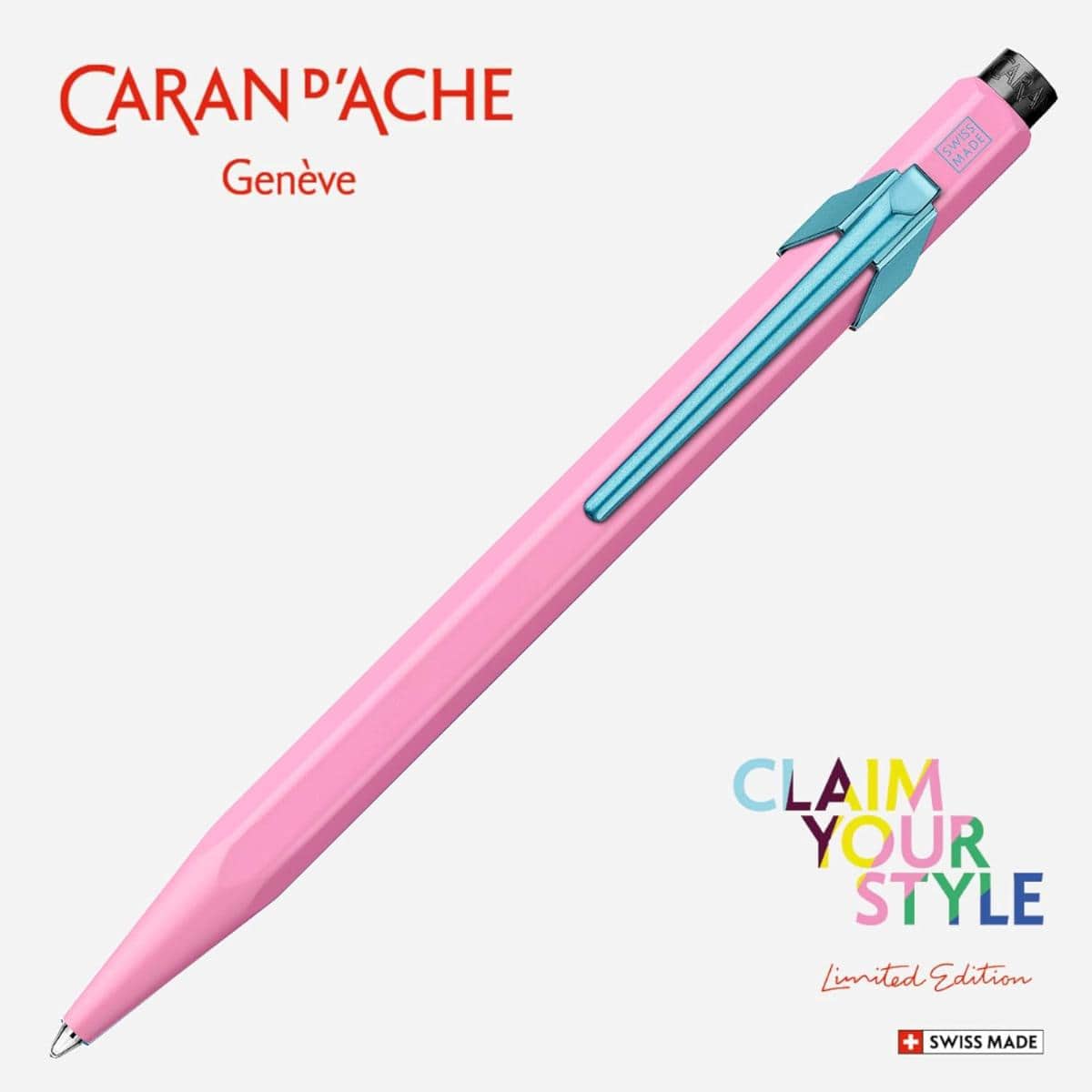 Caneta Caran D´Ache 849 Claim Your Style - Rosa Hibisco Caran D´ Ache