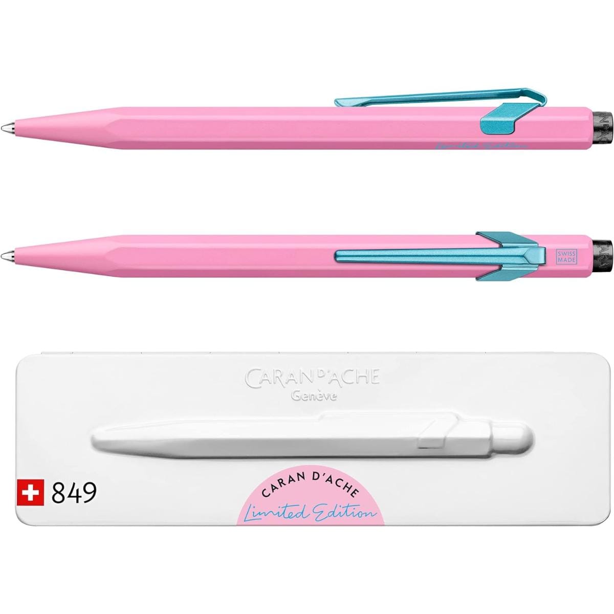 Caneta Caran D´Ache 849 Claim Your Style - Rosa Hibisco Caran D´ Ache