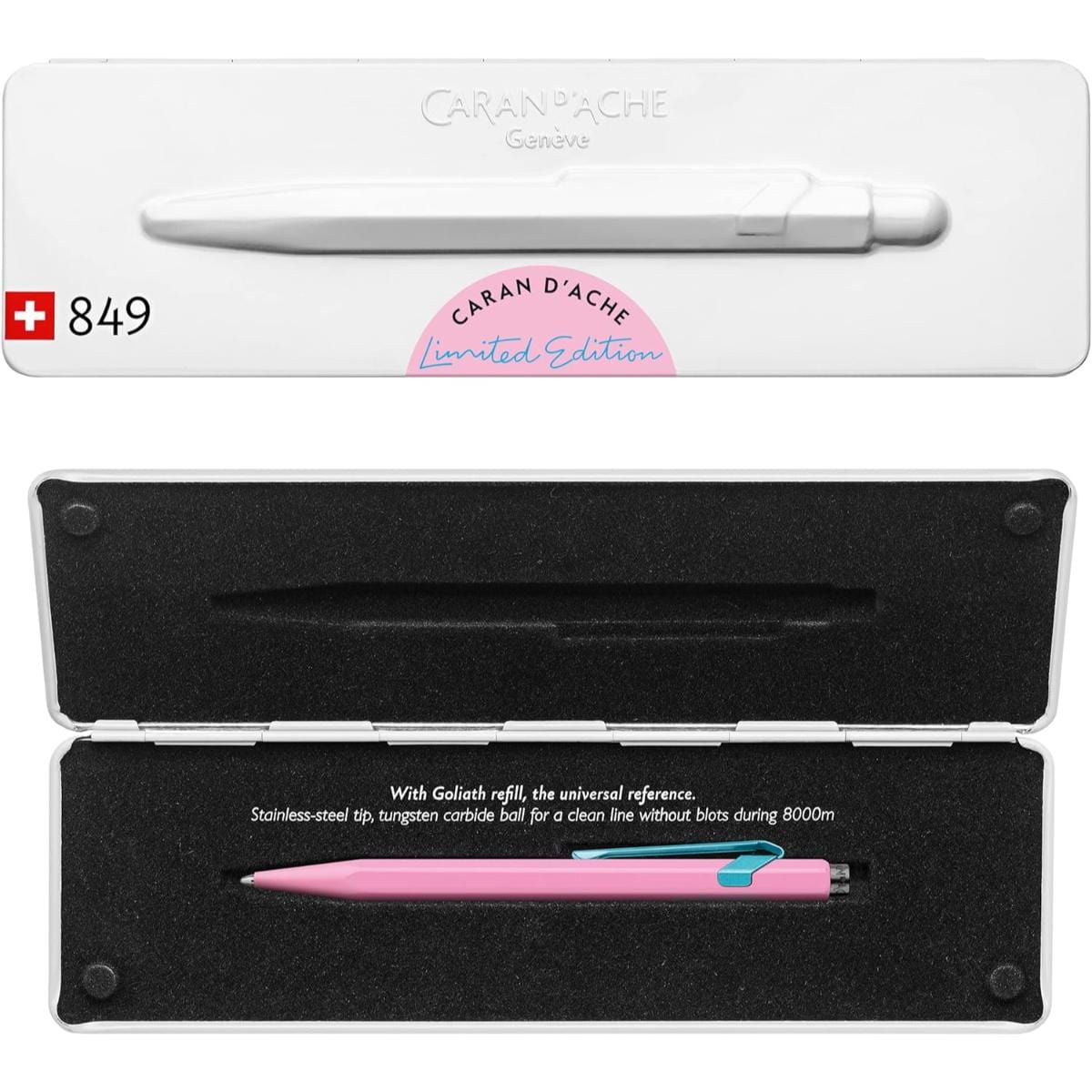 Caneta Caran D´Ache 849 Claim Your Style - Rosa Hibisco Caran D´ Ache