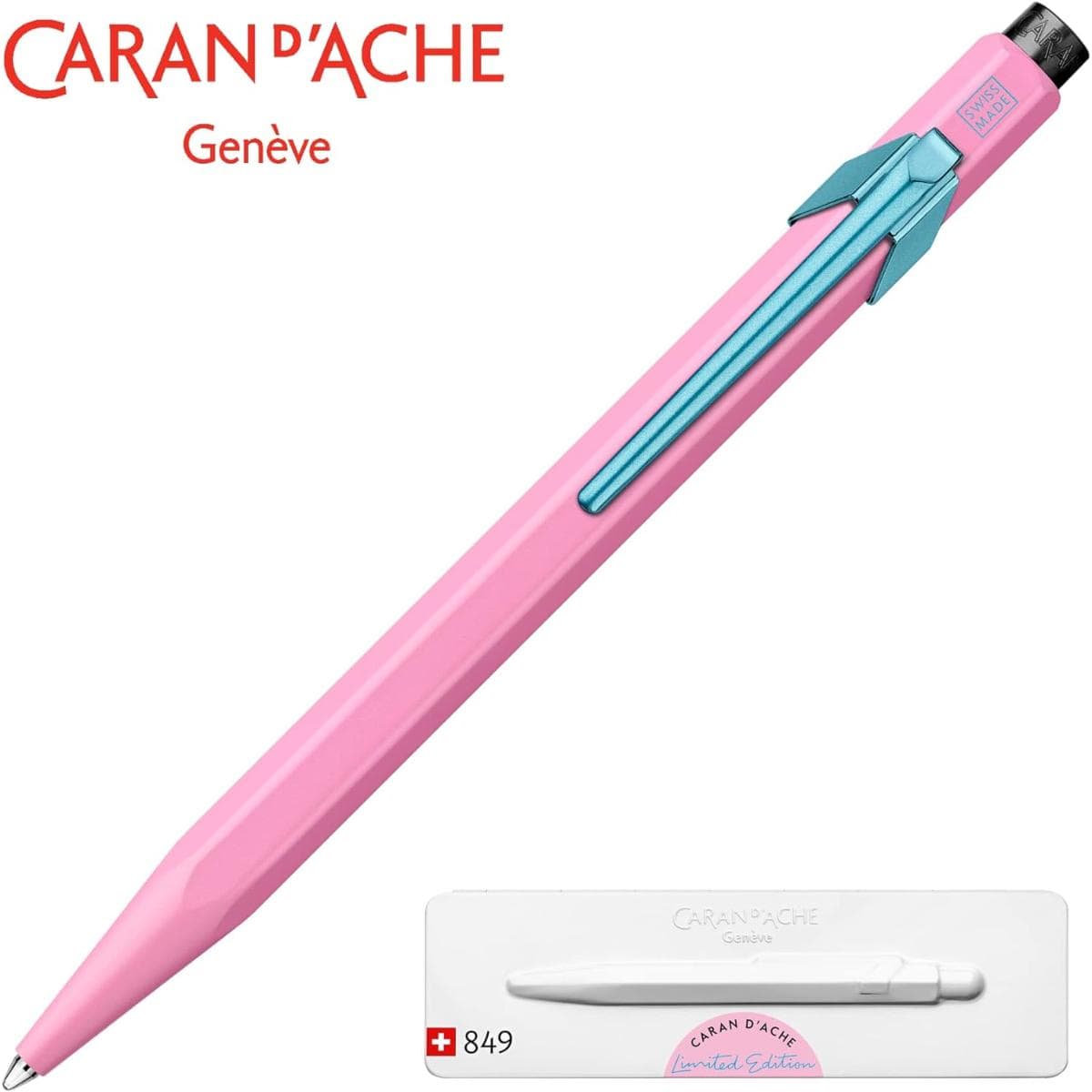 Caneta Caran D´Ache 849 Claim Your Style - Rosa Hibisco Caran D´ Ache
