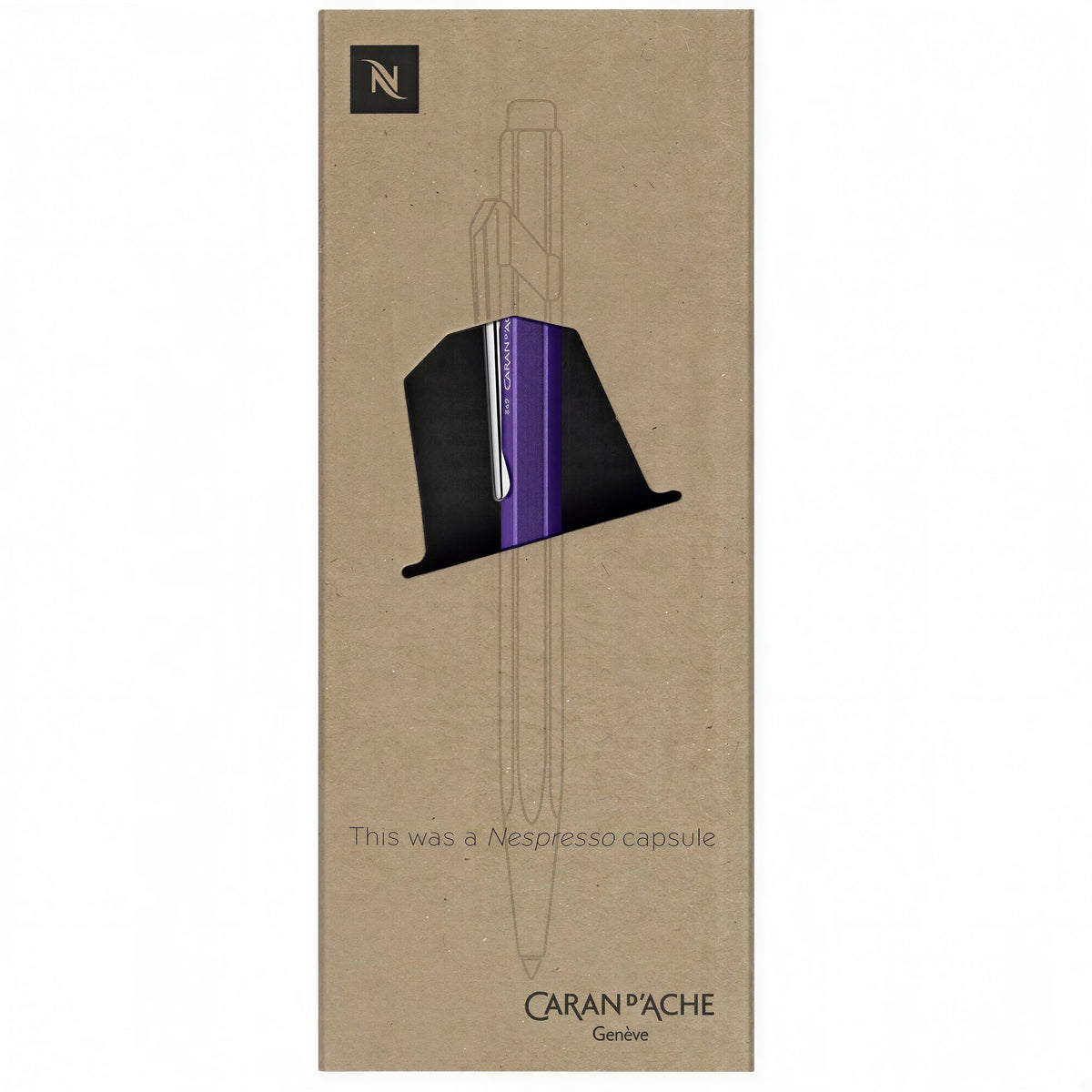 Caneta Caran d'Ache 849 - Nespresso - Violeta - Esferográfica Caran D´ Ache