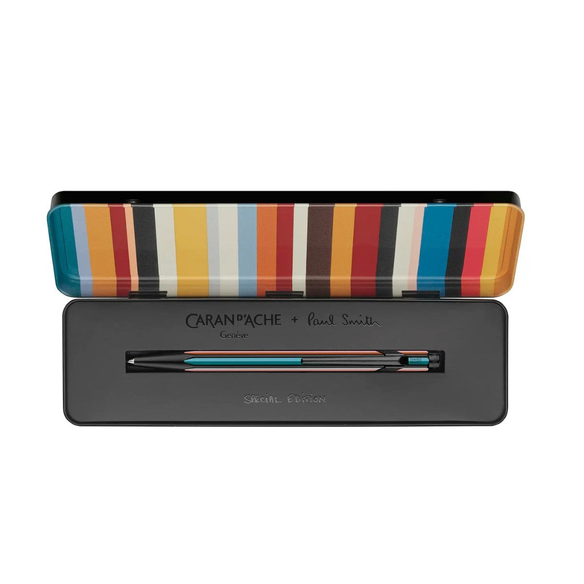Caneta Caran D´Ache 849 - Paul Smith Black - Esferográfica Caran D´ Ache