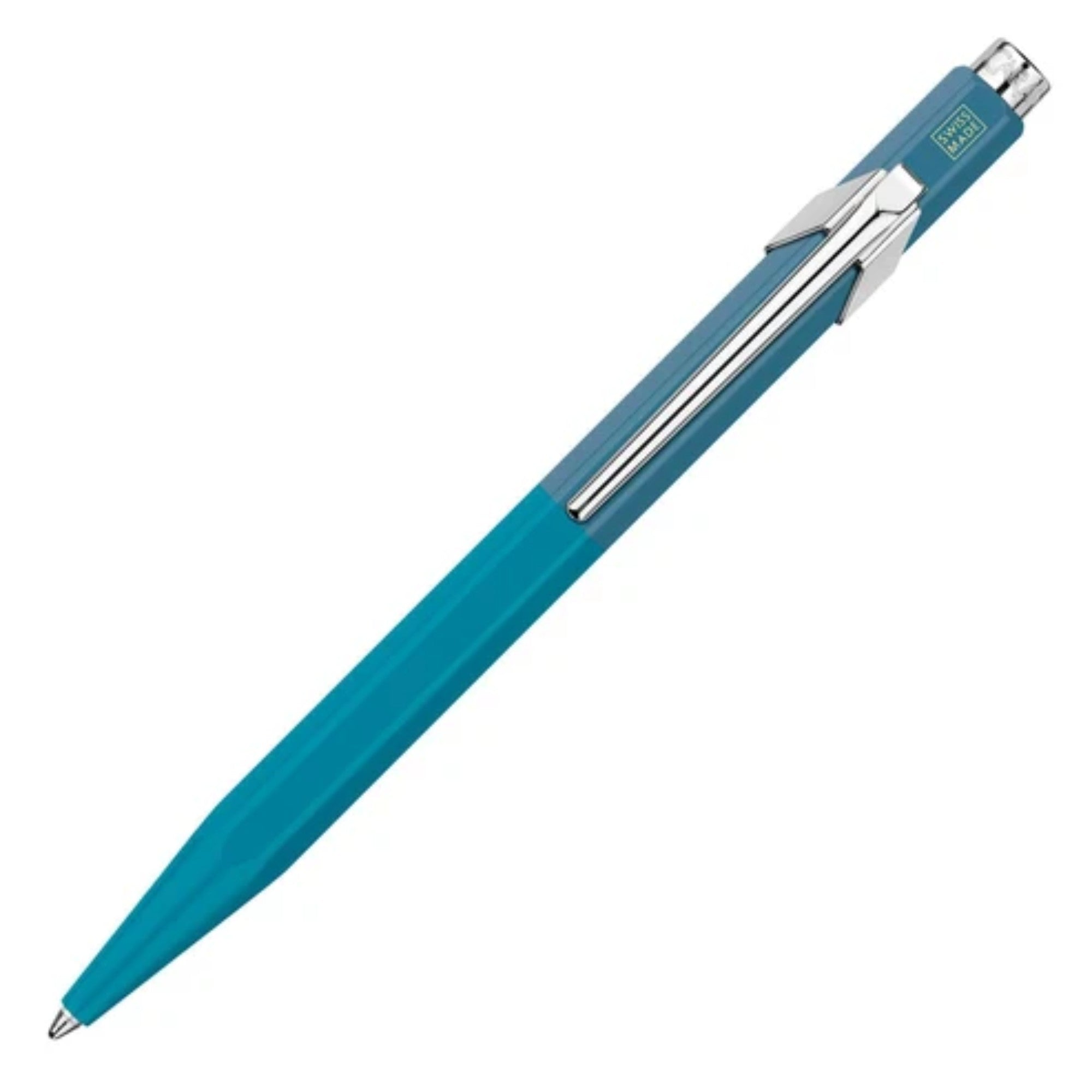 Caneta Caran d'Ache 849 Paul Smith - Cyan Blue/Steel Blue - Esferográfica Caran D´ Ache