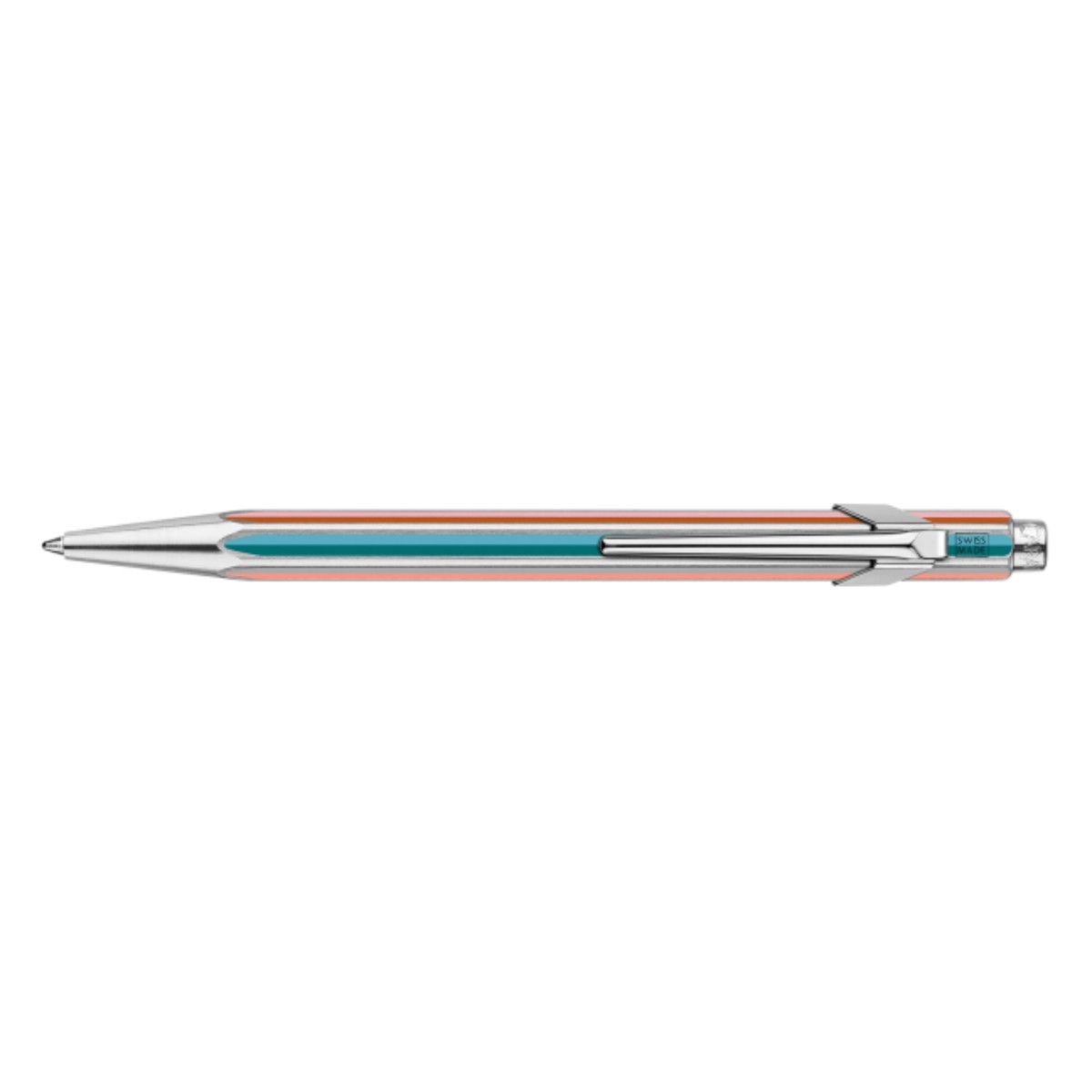 Caneta Caran D´Ache 849 -Paul Smith Grey Silver - Esferográfica Caran D´ Ache