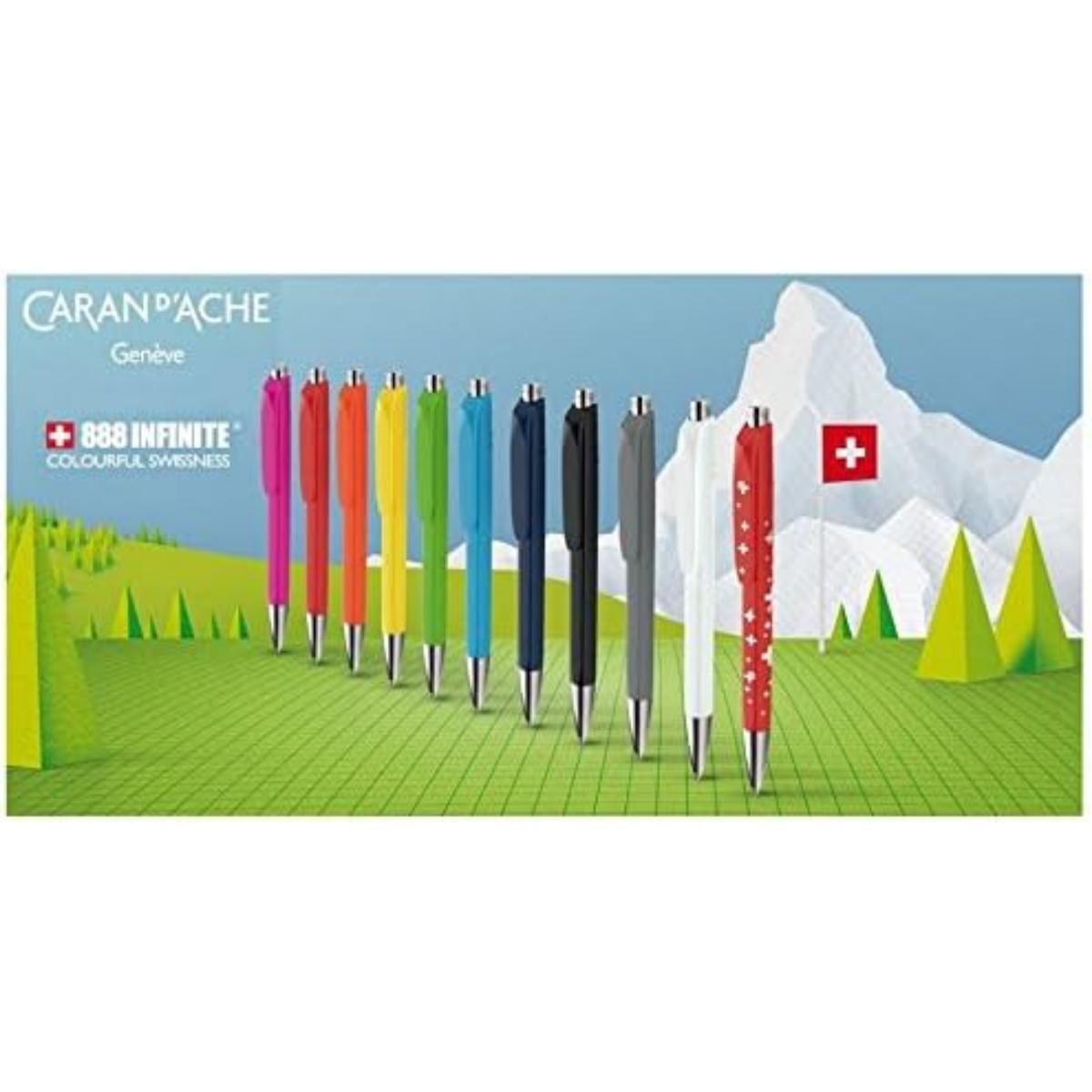 Caneta Caran D´Ache Infinite - Esferográfica - Scarlet Red Caran D´ Ache