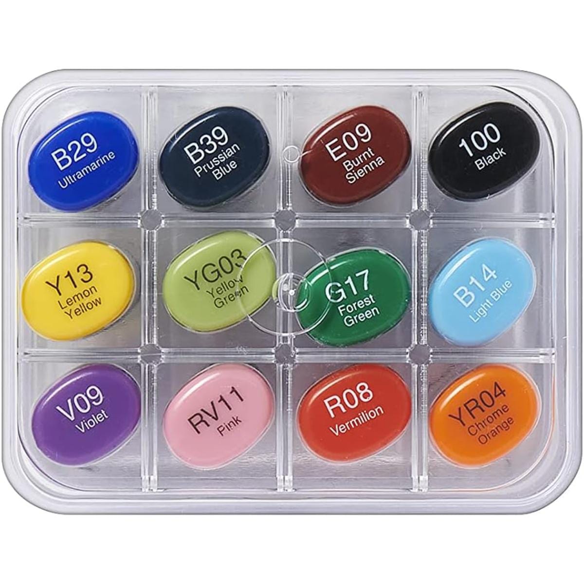 Caneta Copic Sketch - Estojo c/ 12 Cores Básicas Copic