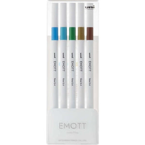 Caneta Emott UniBall - Estojo com 5 - Estojo 5C N4 Island Colors