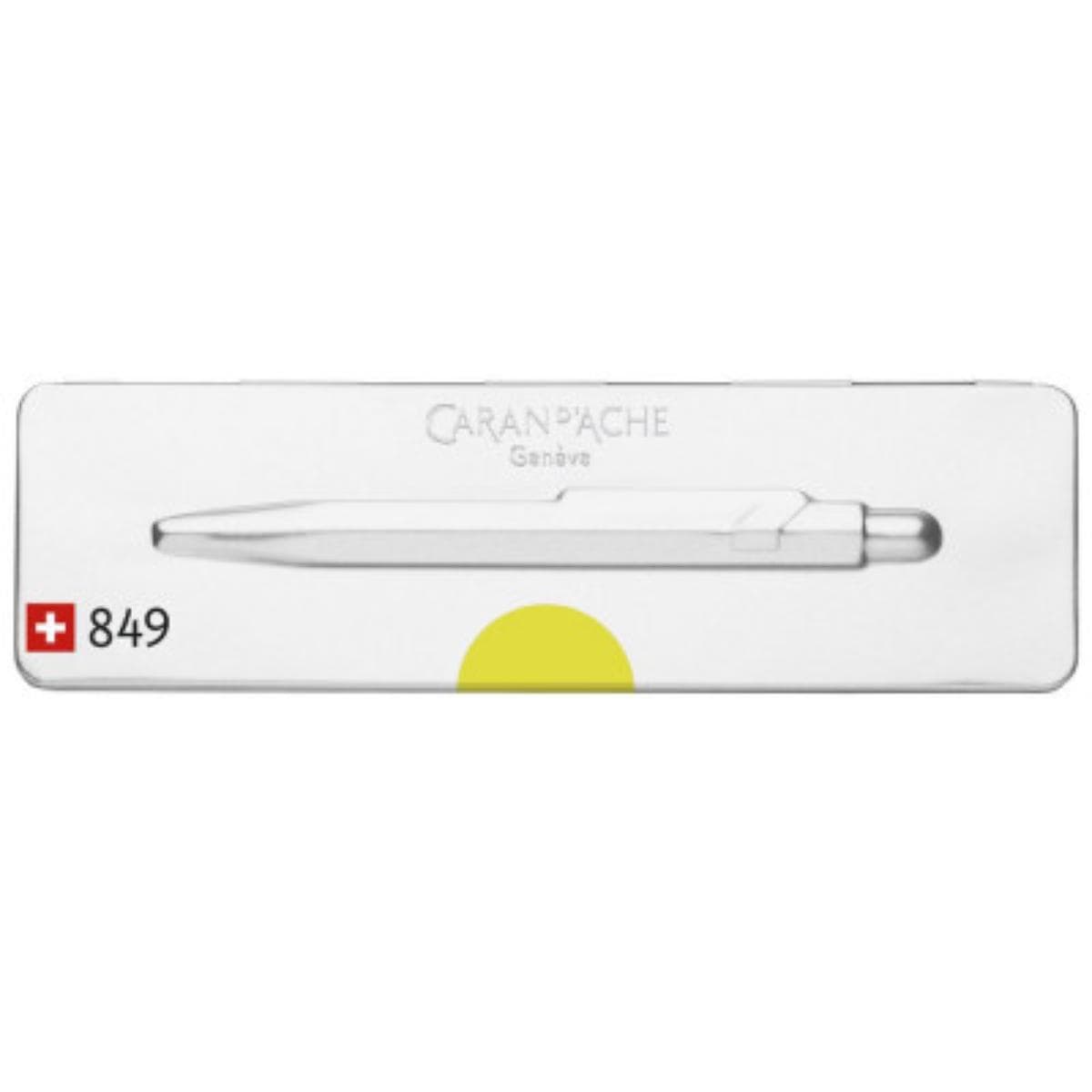 Caneta Esferográfica 849 Fluo - Amarela Caran D´ Ache