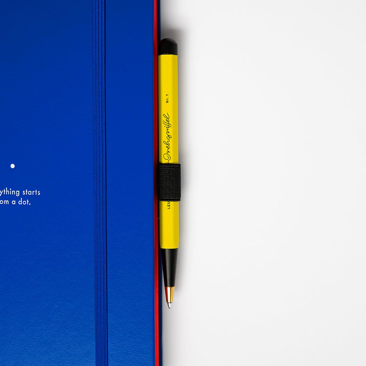 Caneta Esferográfica Leuchtturm1917 Bauhaus Edition - Black/Royal Blue Leuchtturm1917