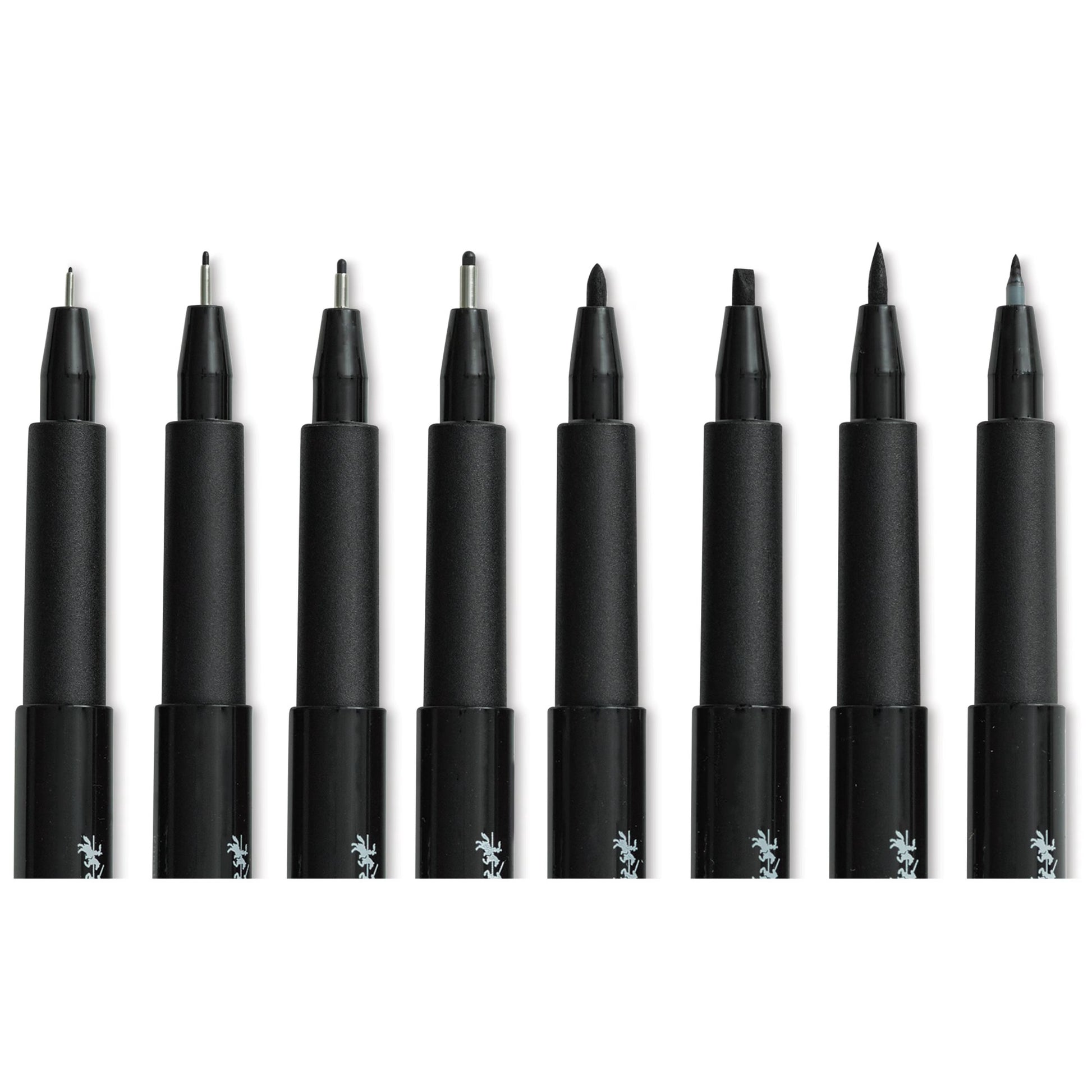 Caneta Fineliner Faber Castell Pitt - Conjunto com 8 Faber-Castell