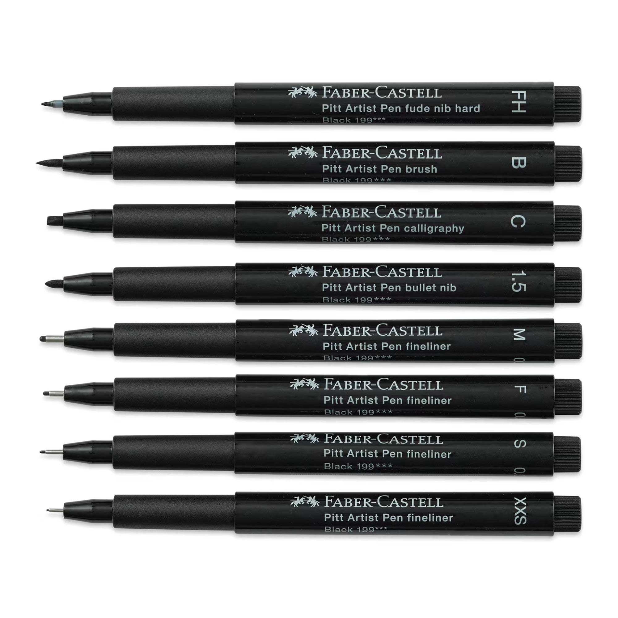 Caneta Fineliner Faber Castell Pitt - Conjunto com 8 Faber-Castell