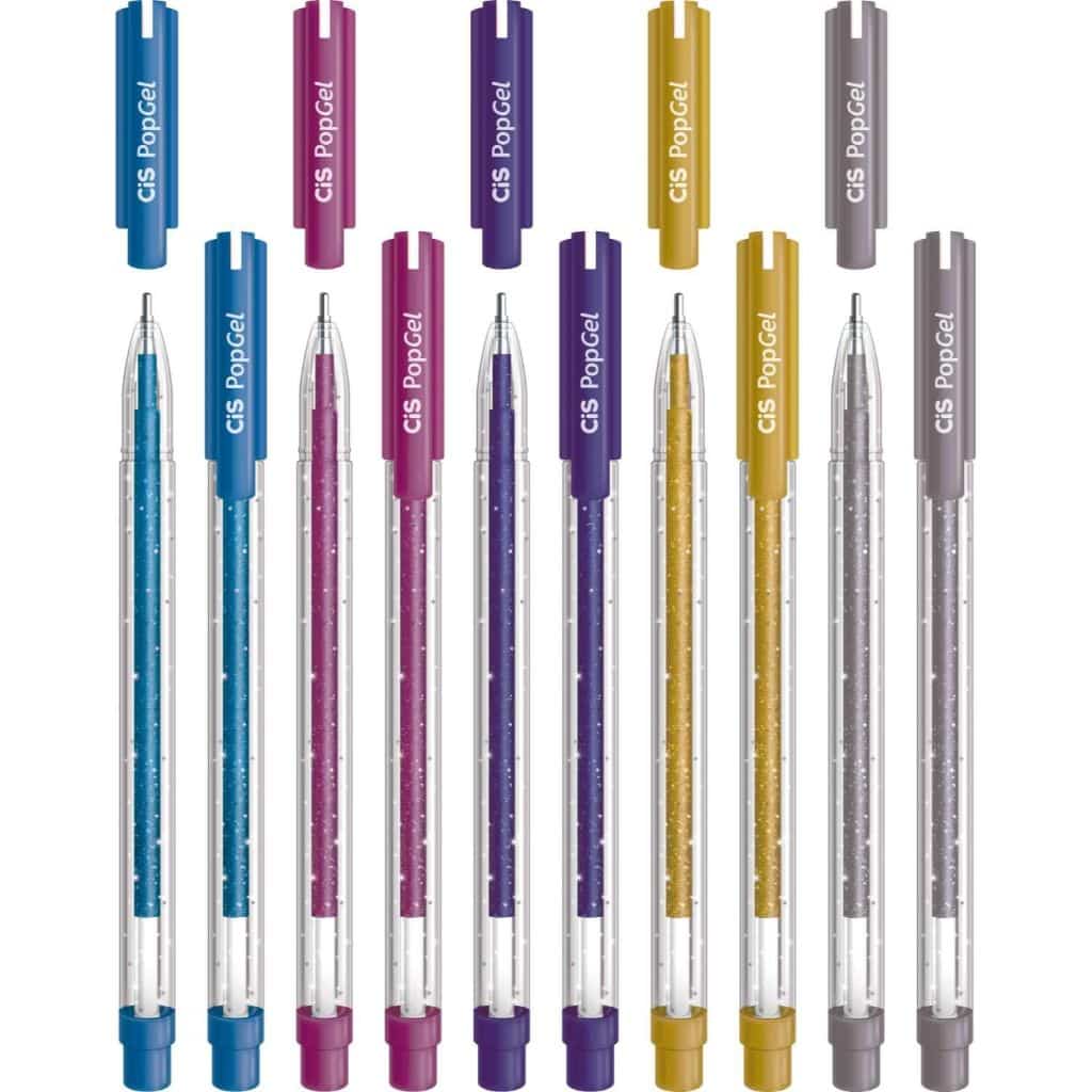 Caneta Gel Cis Pop Gel - Kit Com 10 Cis