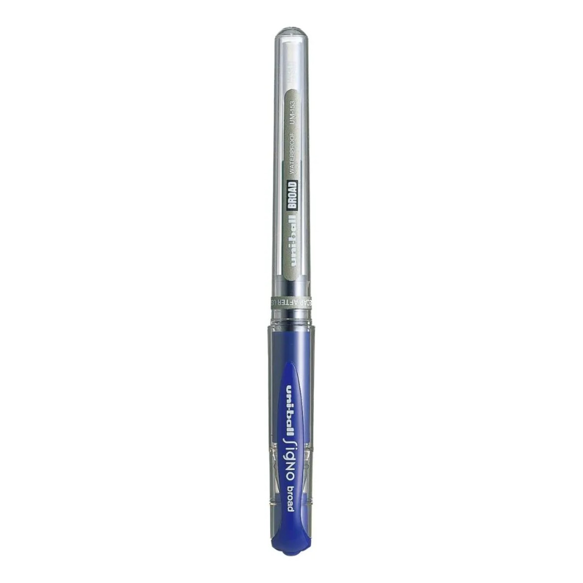 Caneta Gel Uni Ball Signo Broad  UM-153 - Azul Uni-Ball