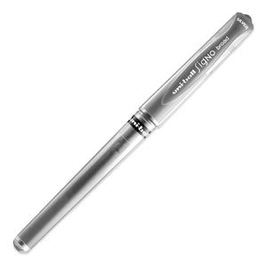 Caneta Gel Uni Ball Signo Broad  UM-153 - Prata