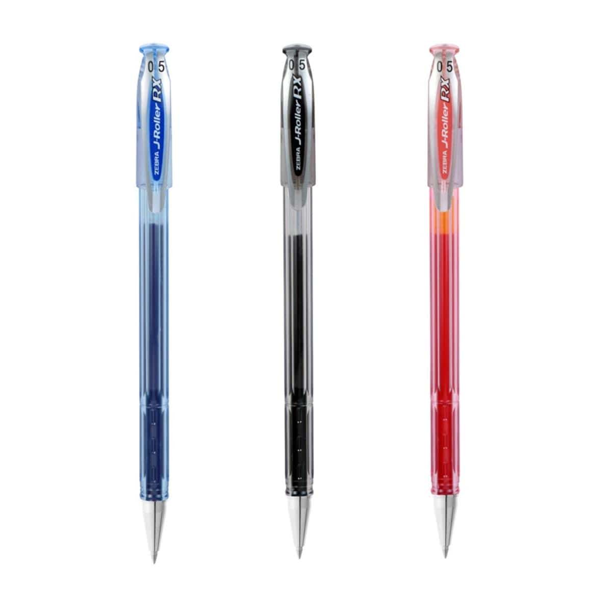 Caneta Gel Zebra J-Roller RX 0,5mm - Azul Zebra