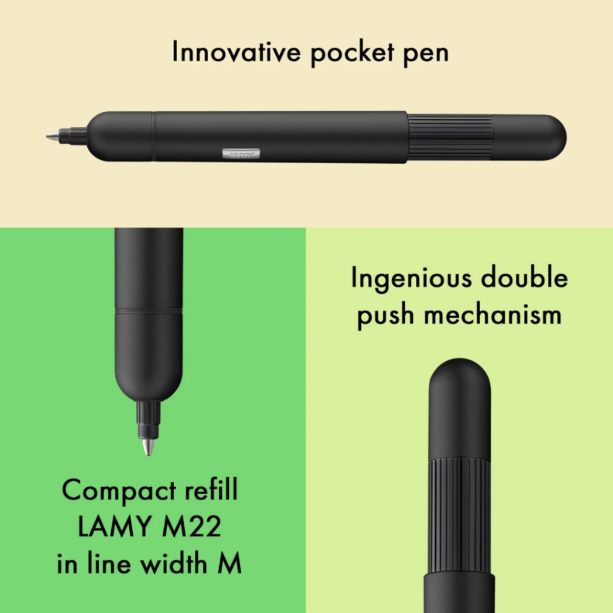 Caneta Lamy Pico Black - Esferográfica Lamy
