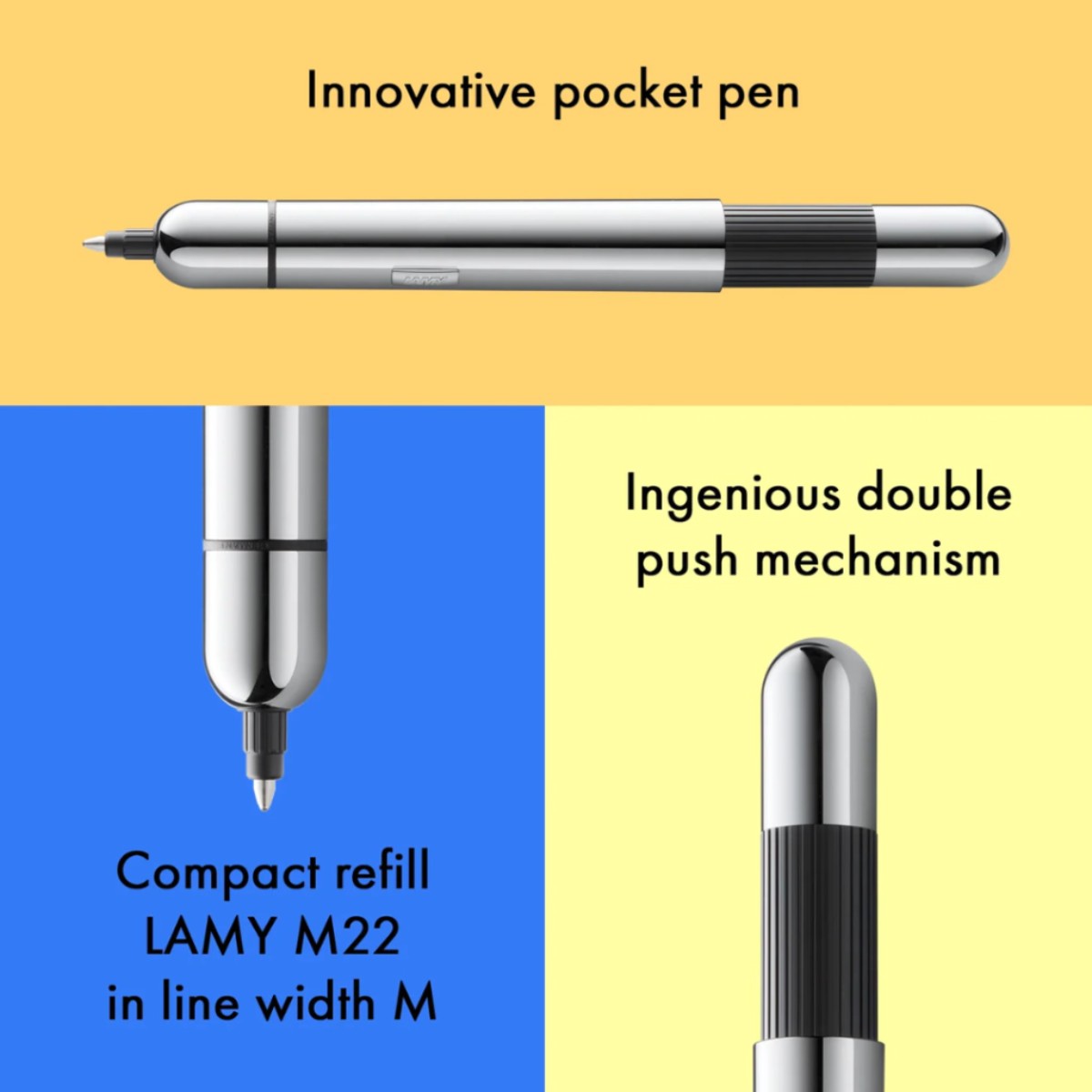 Caneta Lamy Pico Chrome - Esferográfica Lamy