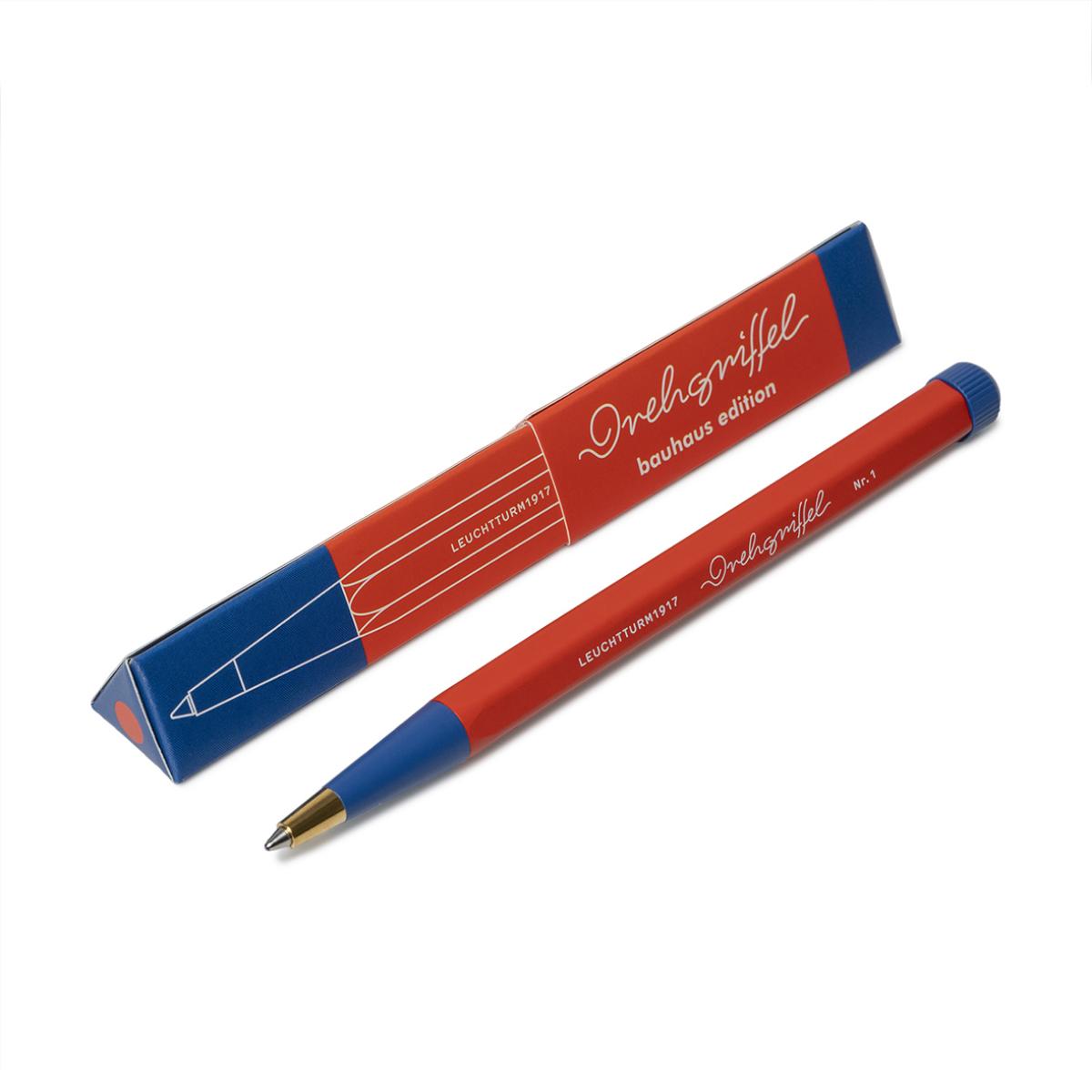 Caneta Leuchtturm1917 Drehgriffel Bauhaus - Red/Royal Blue Esfero Leuchtturm1917