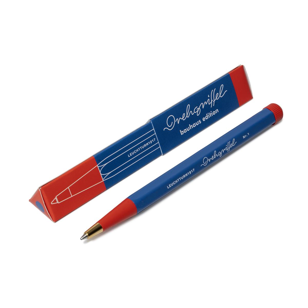 Caneta Leuchtturm1917 Drehgriffel Bauhaus - Royal Blue/Red Esfero Leuchtturm1917