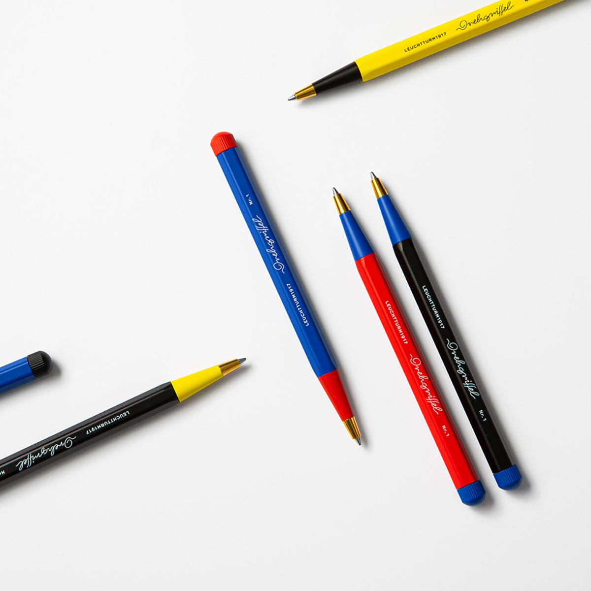 Caneta Leuchtturm1917 Drehgriffel Bauhaus - Royal Blue/Red Esfero Leuchtturm1917