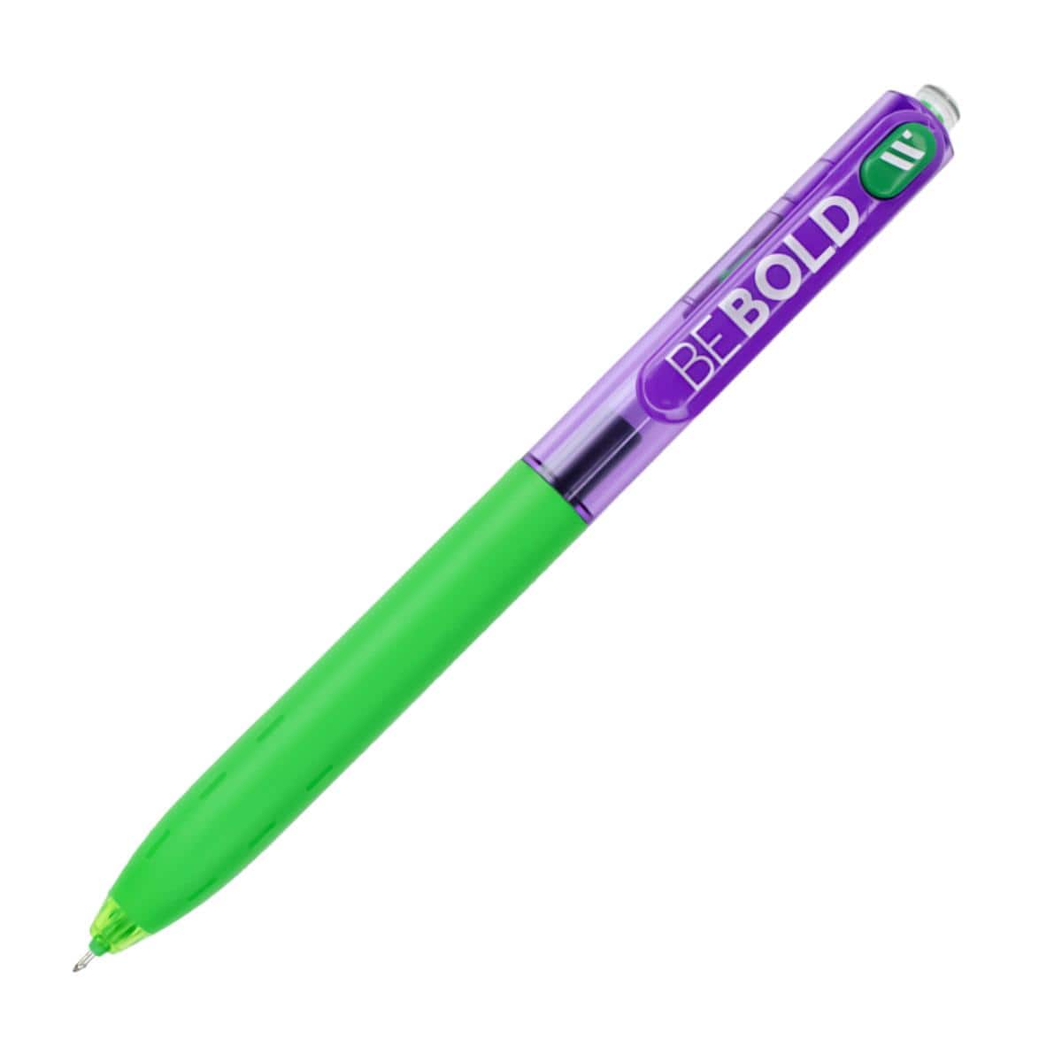 Caneta Newpen BeBold Max Gel - Cores Verde NewPen
