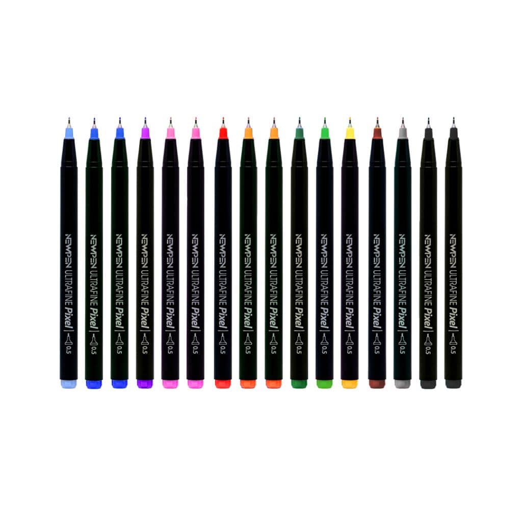 Caneta Newpen Pixel 0,5mm - Kit com 16 NewPen