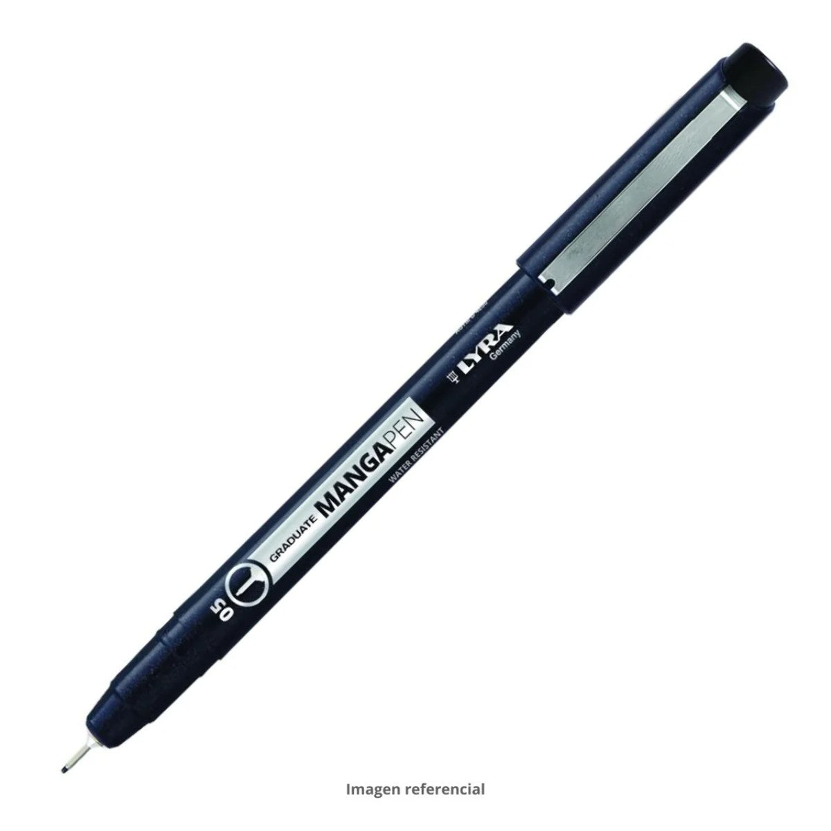 Caneta Para Desenho Fineliner Lyra Mangapen - Preto - 8 Unidades Lyra