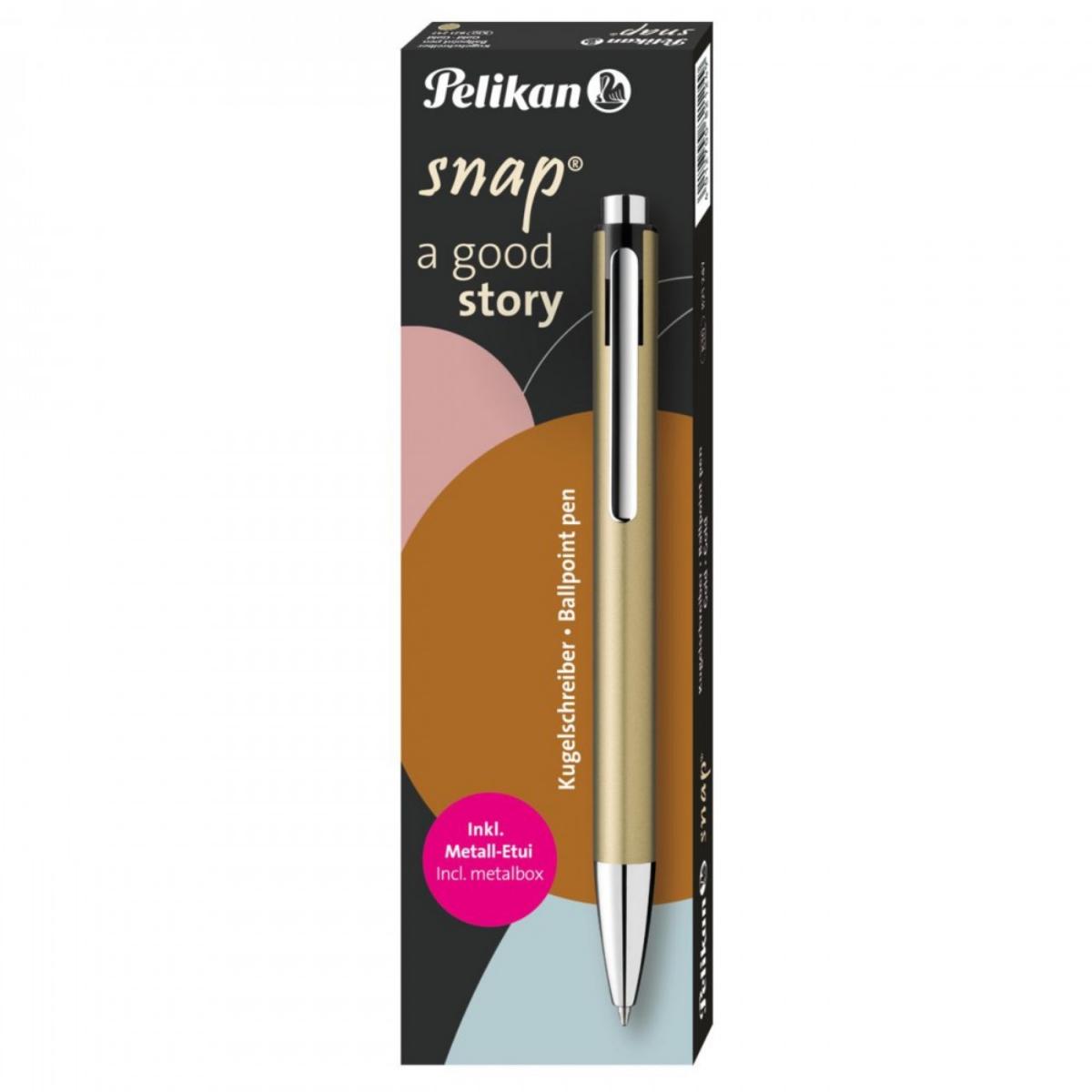Caneta Pelikan Snap - Esferográfica - Gold Pelikan