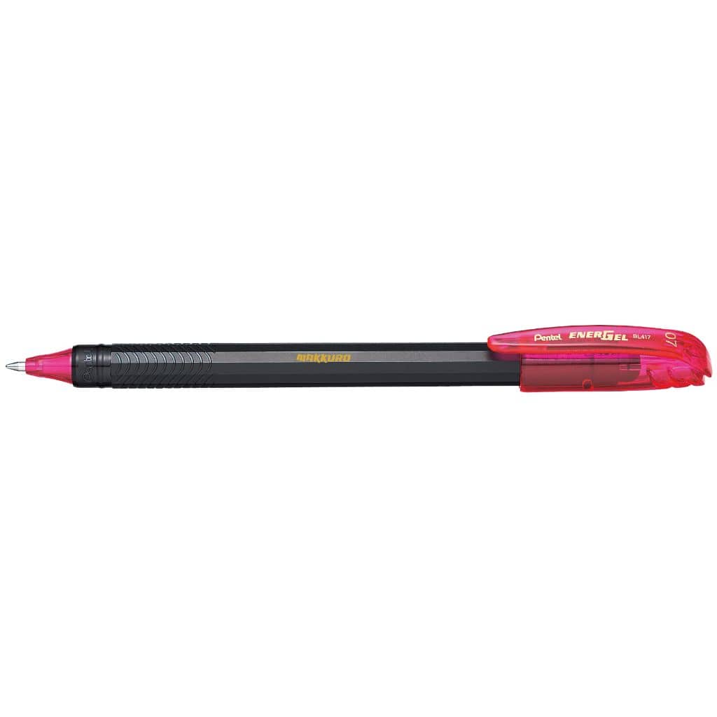 Caneta Pentel Energel Makkuro BL417 0,7 mm - Avulsa Rosa Pentel