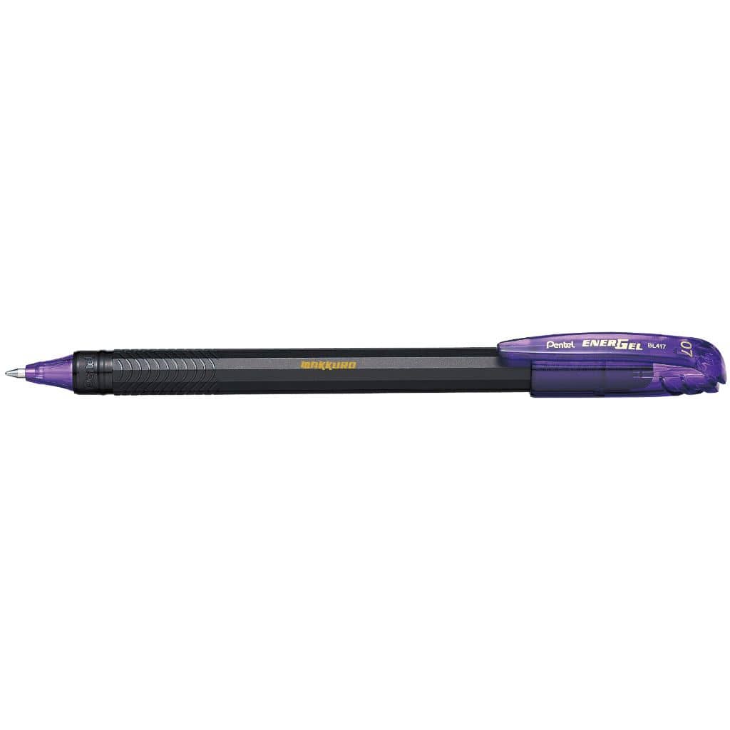 Caneta Pentel Energel Makkuro BL417 0,7 mm - Avulsa Violeta Pentel