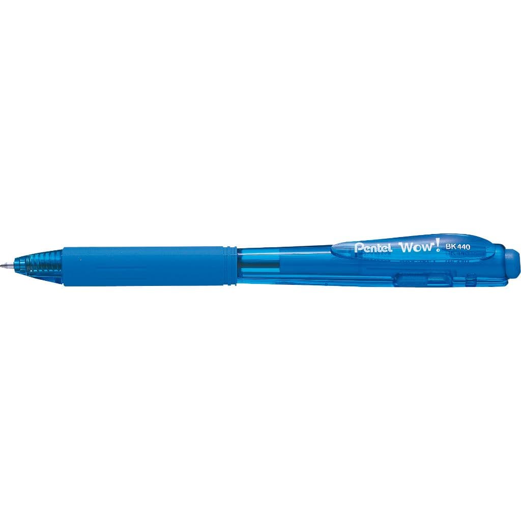 Caneta Pentel Wow BK440 0,7 mm - Avulsa Azul Claro Pentel