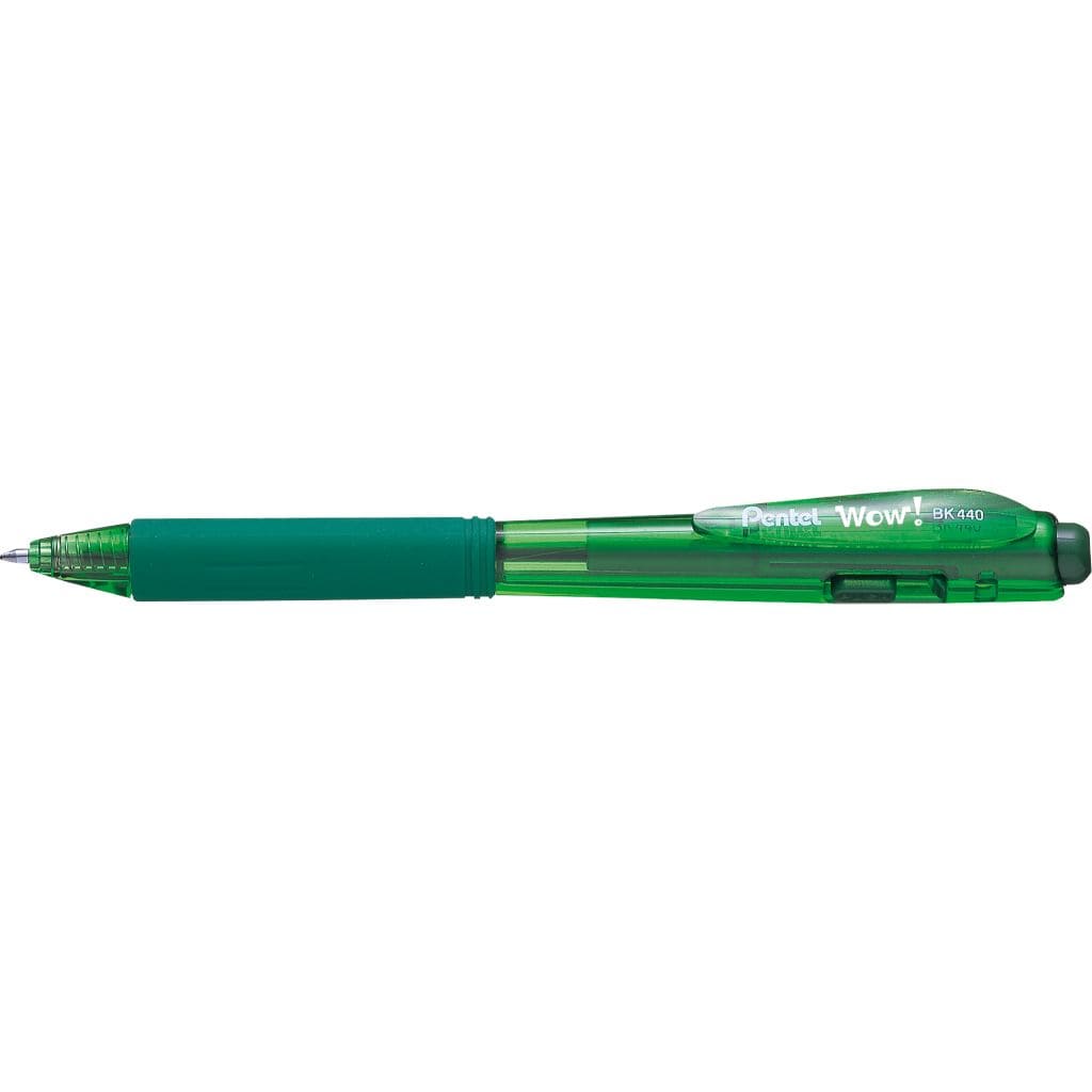 Caneta Pentel Wow BK440 0,7 mm - Avulsa Verde Pentel