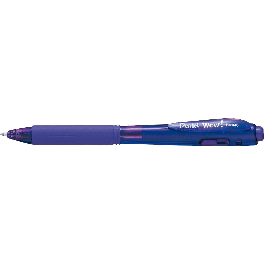 Caneta Pentel Wow BK440 0,7 mm - Avulsa Violeta Pentel