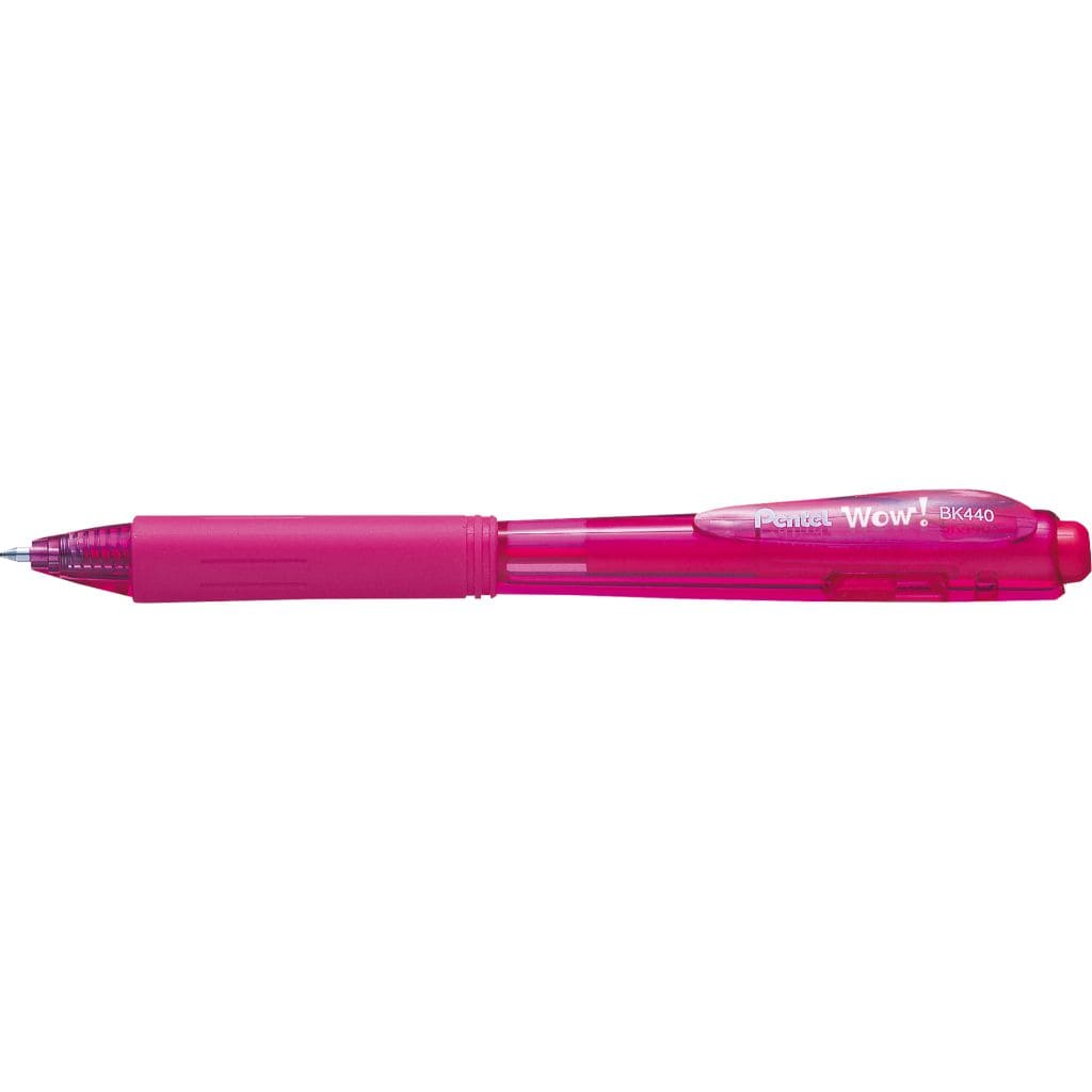 Caneta Pentel Wow BK440 0,7 mm - Avulsa Rosa Pentel