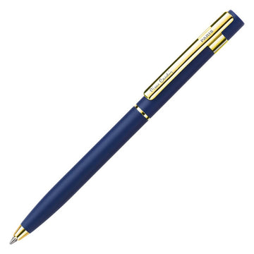 Caneta Pierre Cardin Casablanca - Matt Blue & Gold - Esferográfica - F Pierre Cardin