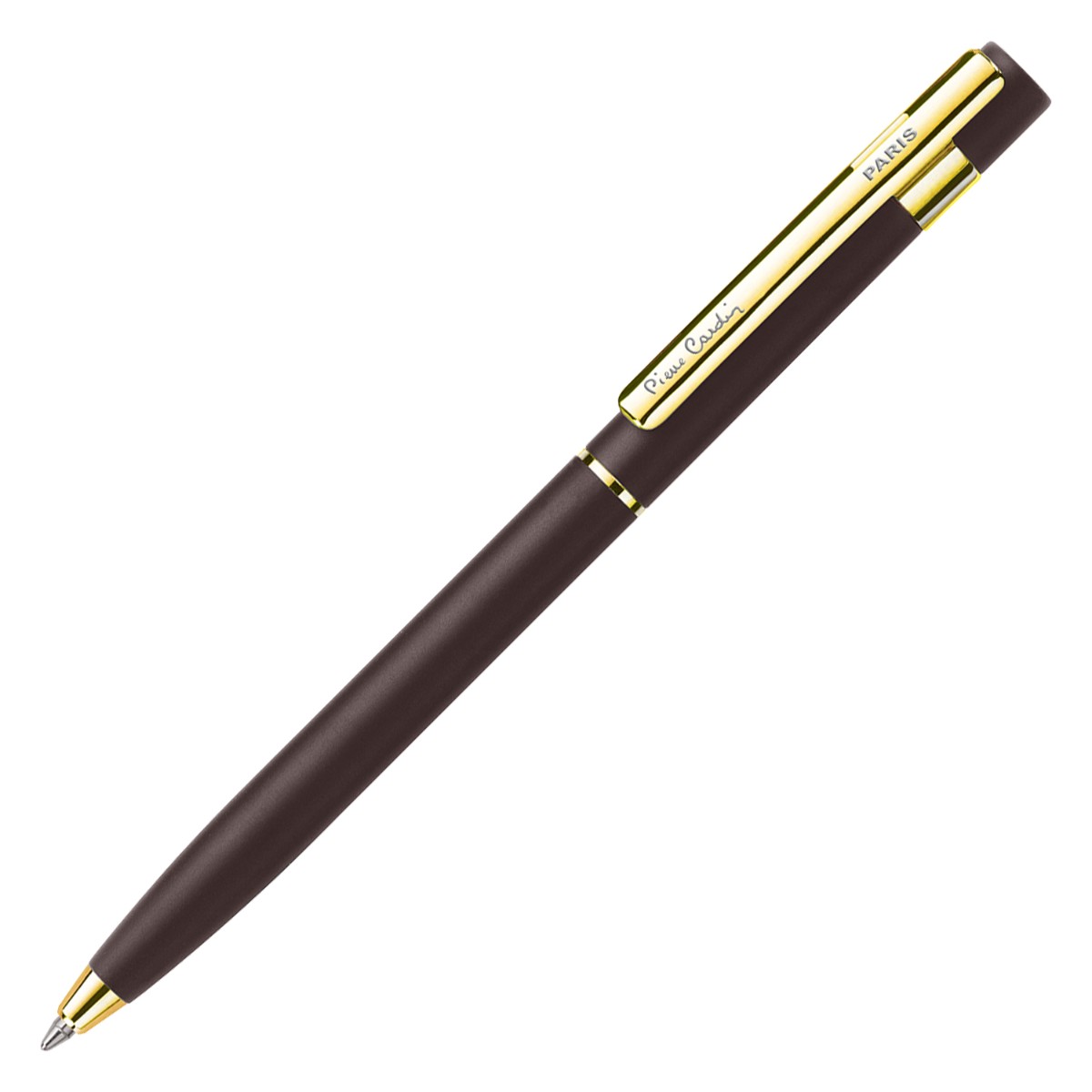 Caneta Pierre Cardin Casablanca - Matt Brown & Gold - Esferográfica - F Pierre Cardin