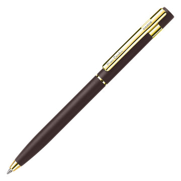 Caneta Pierre Cardin Casablanca - Matt Brown & Gold - Esferográfica - F Pierre Cardin