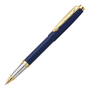 Caneta Pierre Cardin Momento - Azul & Gold - Rollerball - F