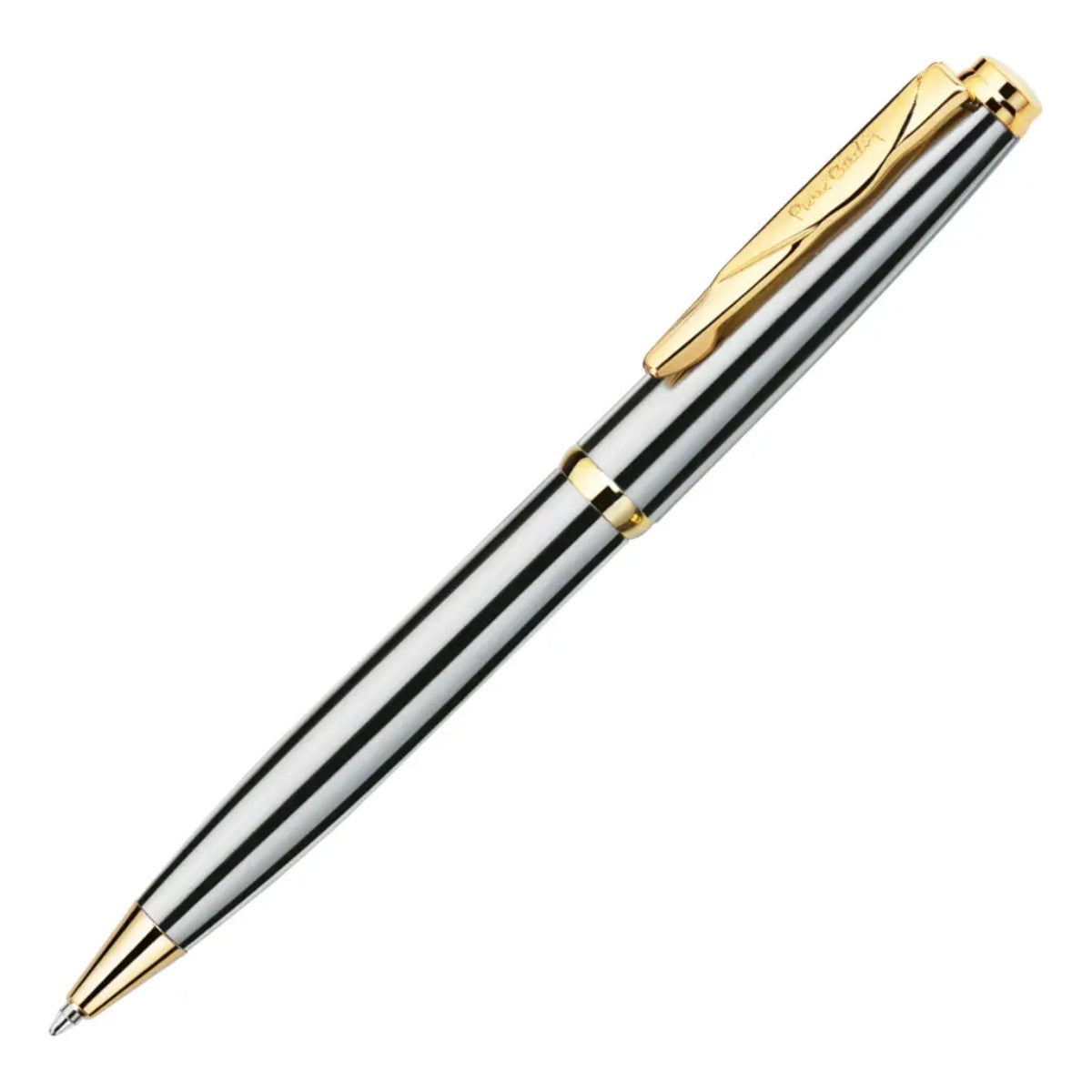 Caneta Pierre Cardin Momento - Steel & Gold - Esferográfica - F Pierre Cardin