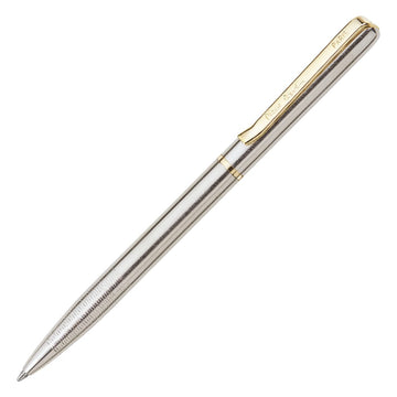 Caneta Pierre Cardin Triumph - Steel & Gold - Esferográfica - F Pierre Cardin