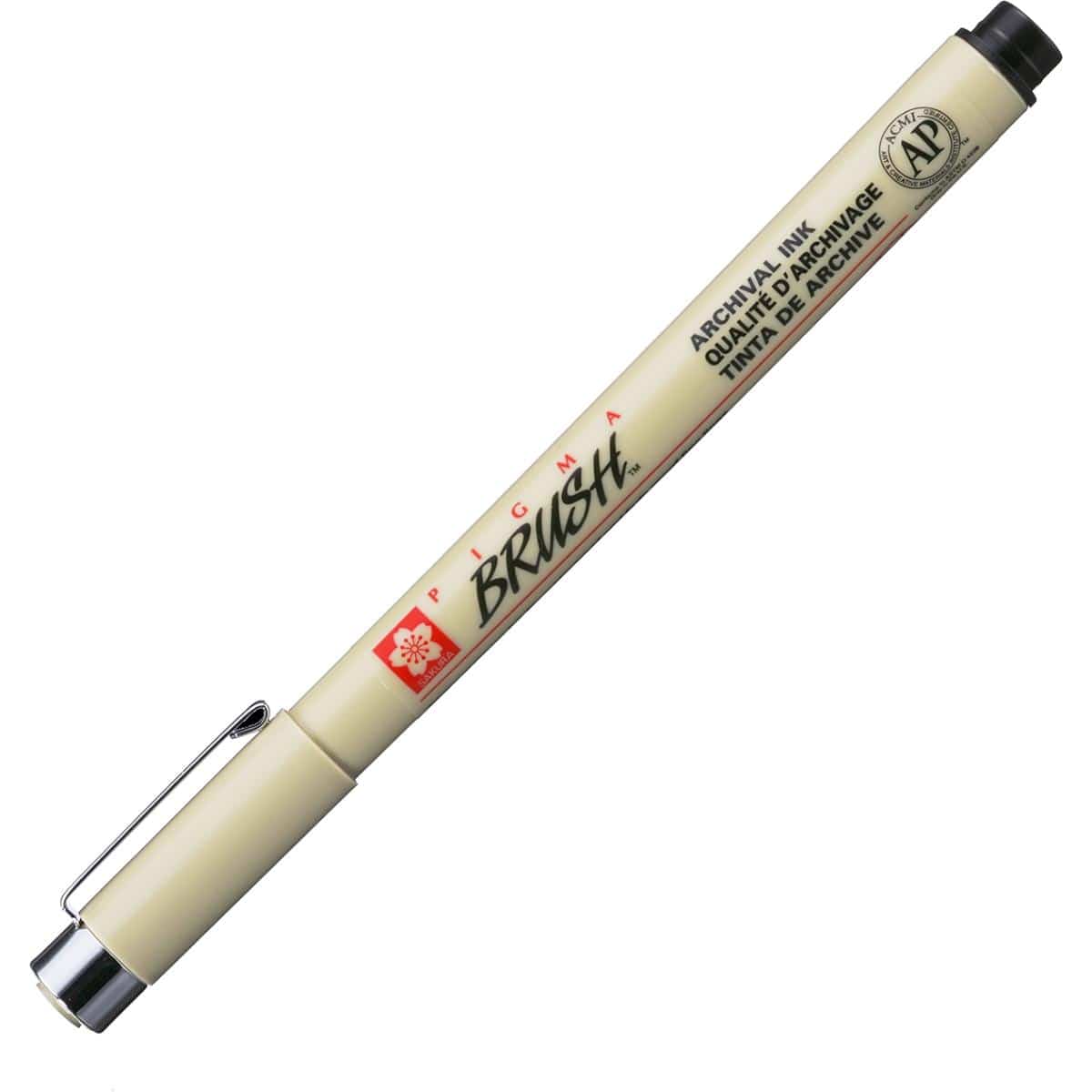 Caneta Pigma Graphic Brush - Ponta Pincel - Preto - Sakura Sakura
