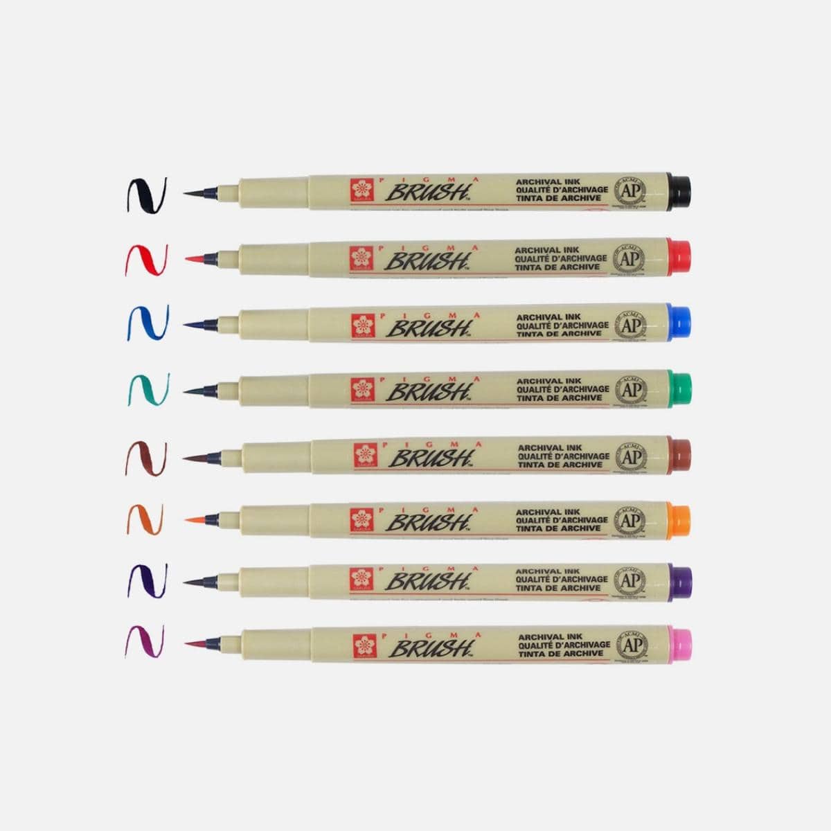 Caneta Pigma Graphic Brush - Ponta Pincel - Preto - Sakura Sakura