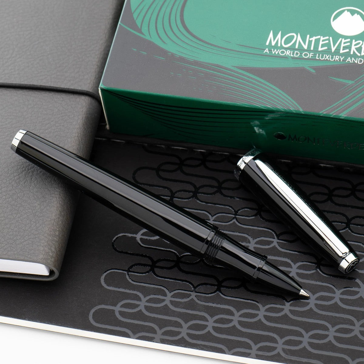 Caneta Rollerball Monteverde Aldo Domani - Black Monteverde