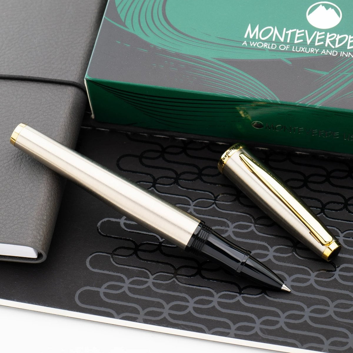 Caneta Rollerball Monteverde Aldo Domani - Brushed Monteverde