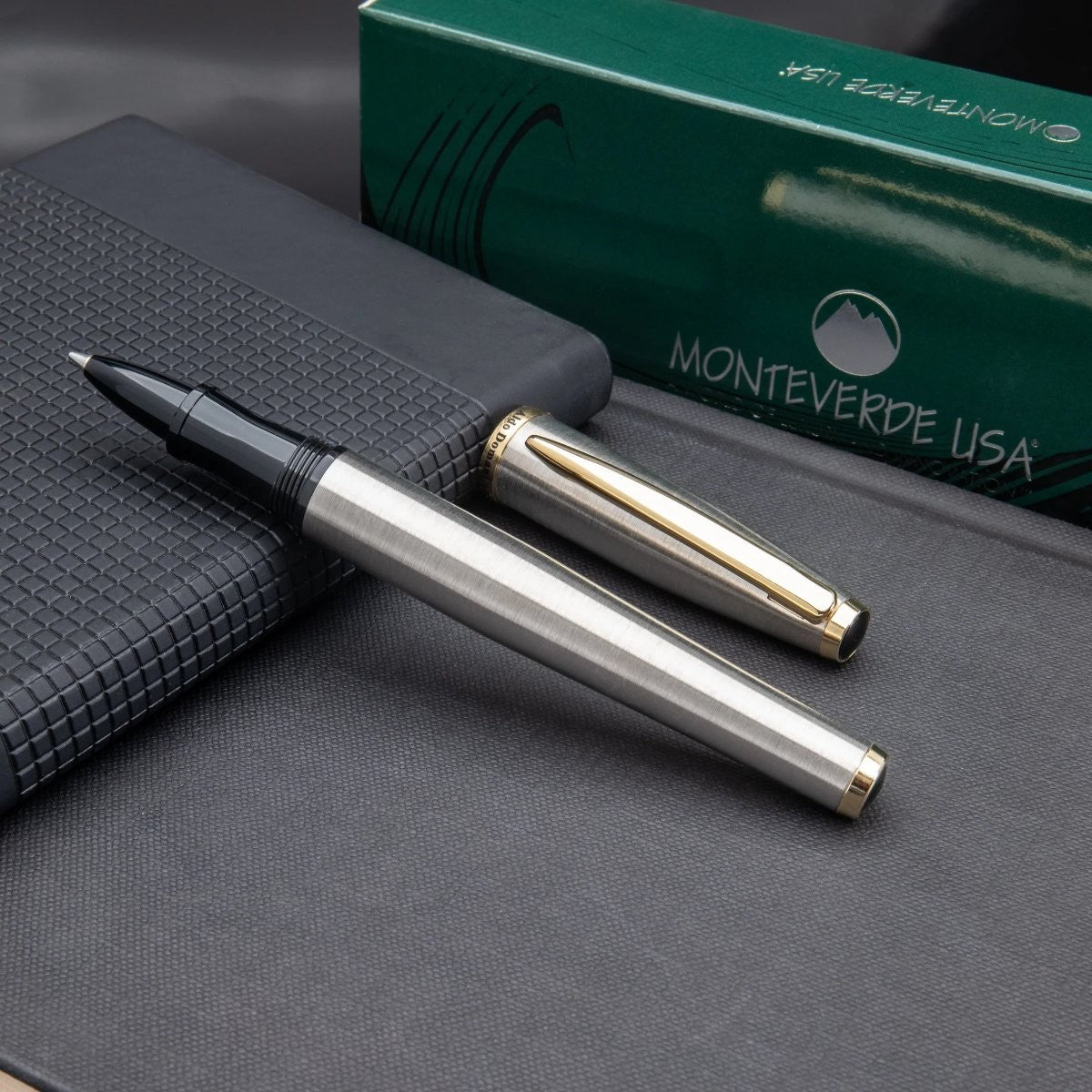 Caneta Rollerball Monteverde Aldo Domani - Brushed Monteverde
