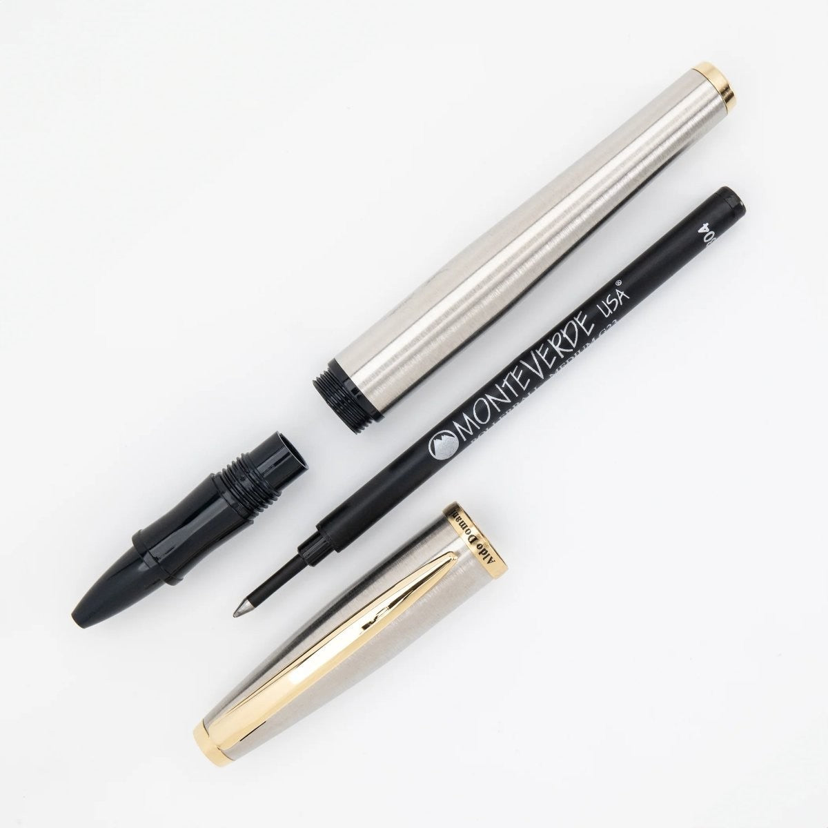 Caneta Rollerball Monteverde Aldo Domani - Brushed Monteverde