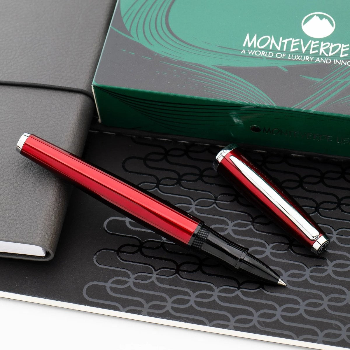 Caneta Rollerball Monteverde Aldo Domani - Red Monteverde