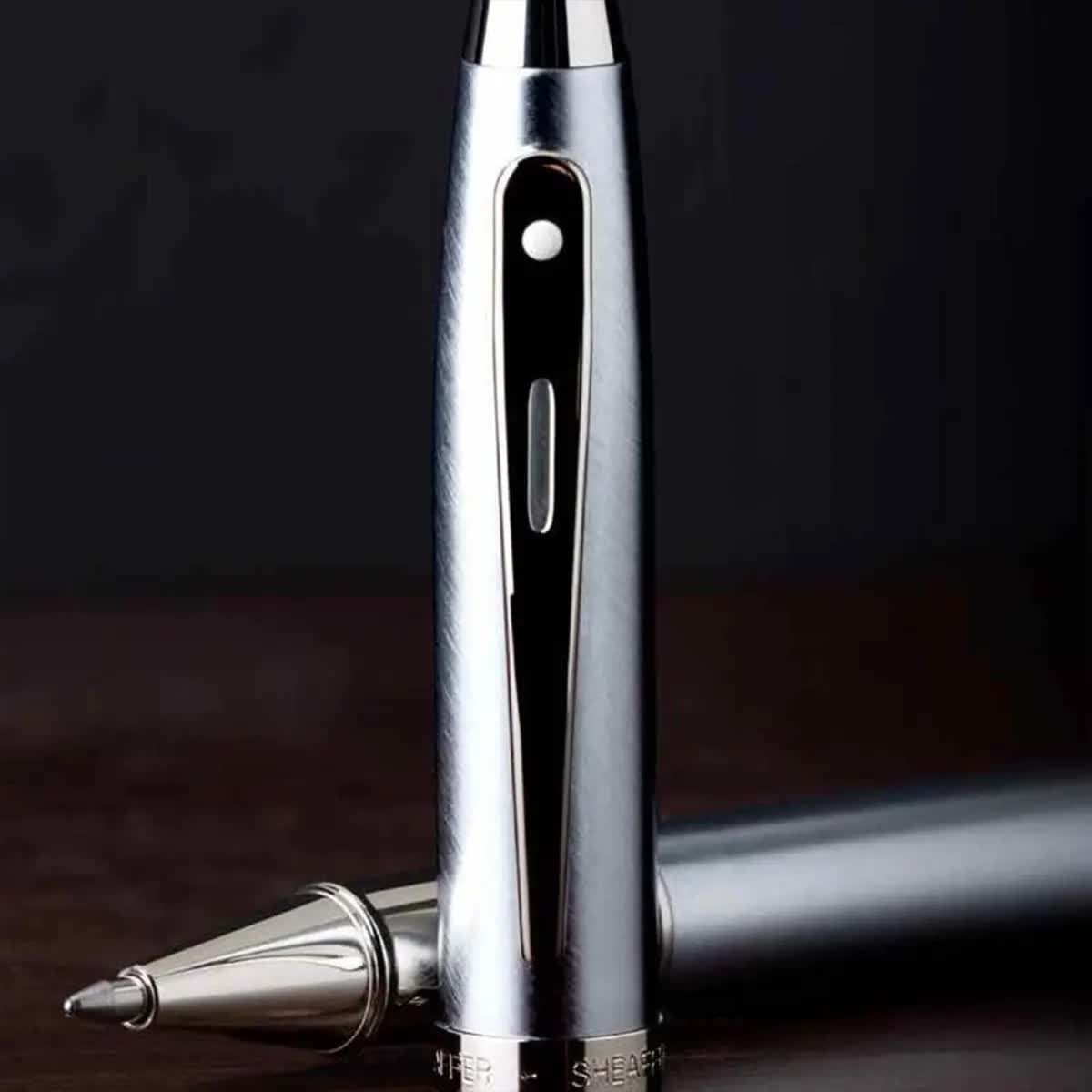 Caneta Sheaffer 100 - Brushed Chrome - Rollerball Sheaffer
