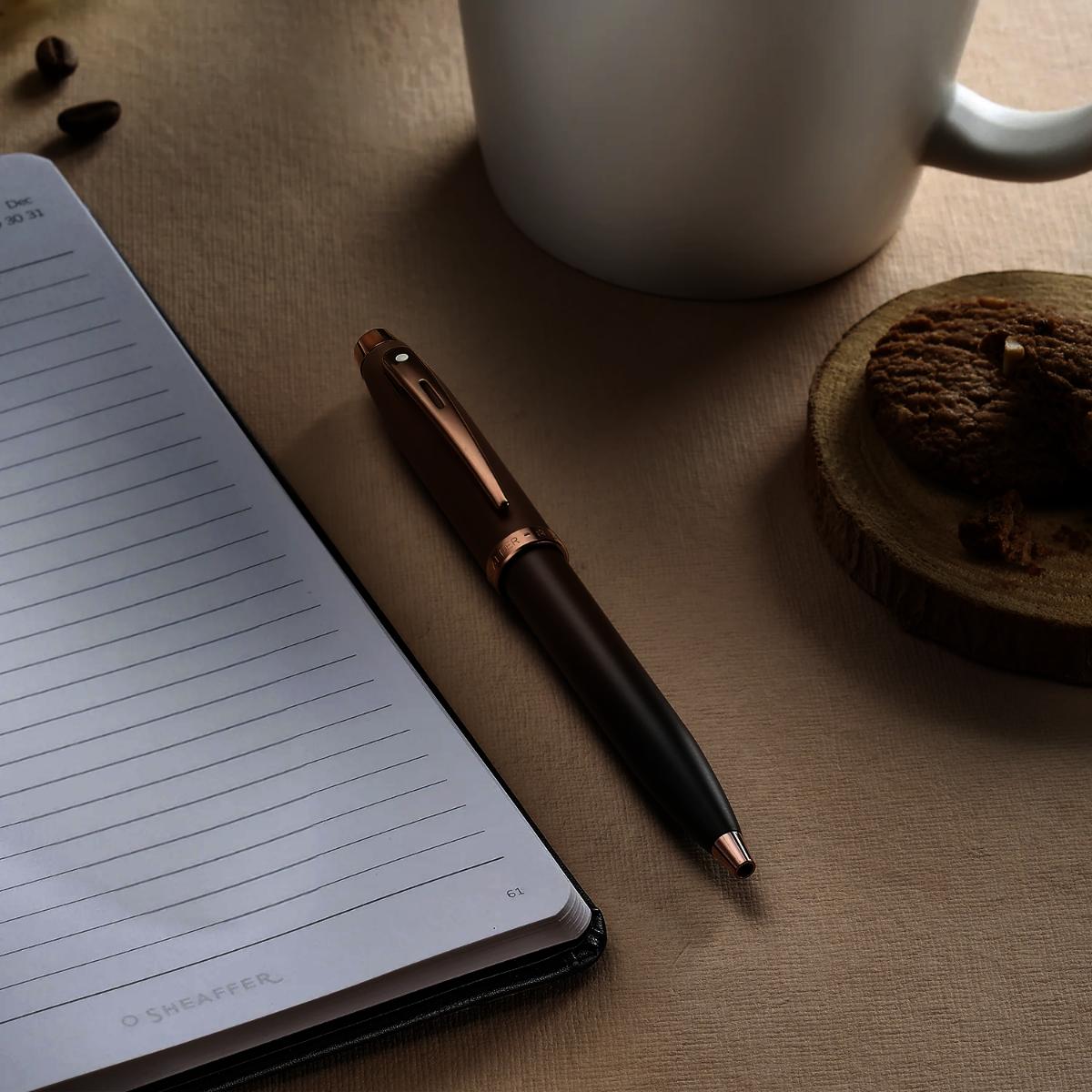 Caneta Sheaffer 100 - Esferográfica - Coffee Edition Livraria Skilo